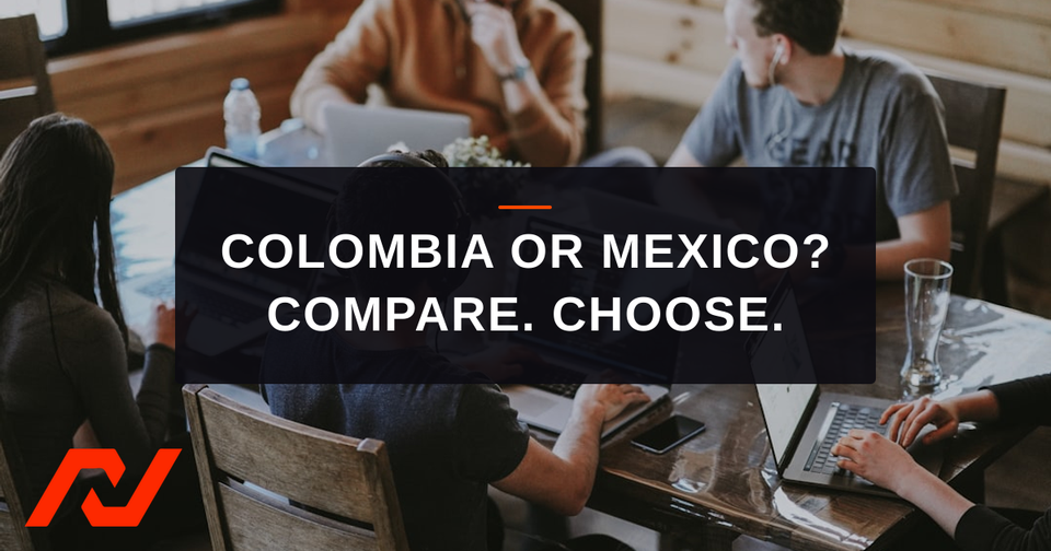 colombia vs mexico nearshore development